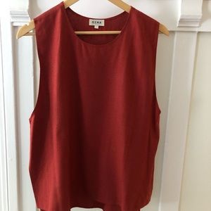 Ozma of California Apron Tank